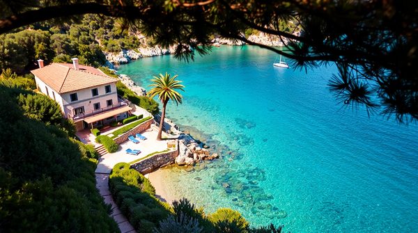 Découvrez notre sélection de villas pieds dans l'eau en Corse